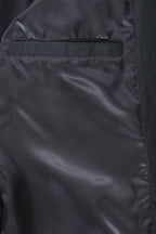Women's Navy 'Sky' Blue Leather Biker Jacket with Plenty of Style and Nicely Fitted - 'CHLOE'