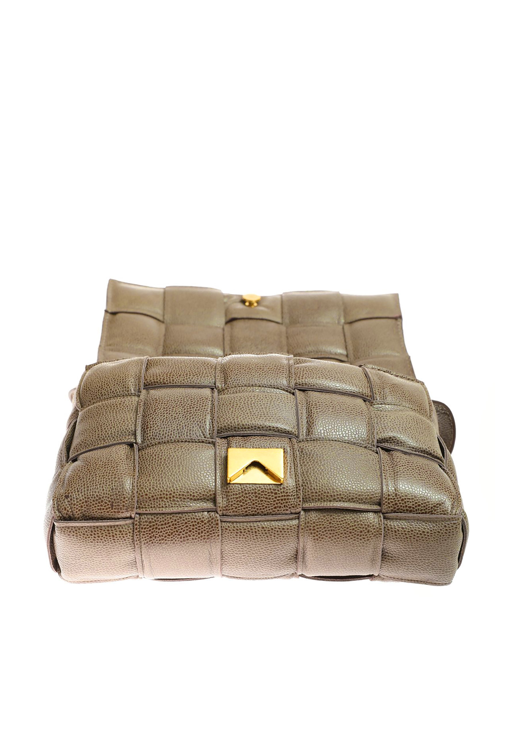 Hoxton Mouse Pebbled Leather Handbag