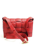 Hoxton Red Pebbled Leather Handbag