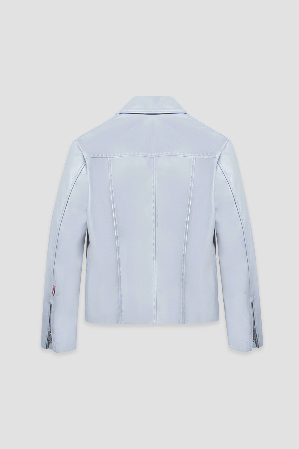 Hendrix: Celestial Blue Leather Jacket
