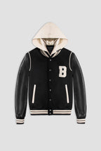 Hooded Varsity Jacket