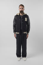 Hooded Varsity Jacket