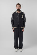 Hooded Varsity Jacket