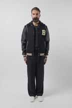 Hooded Varsity Jacket