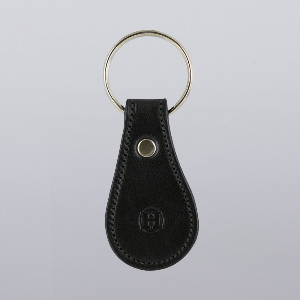 Bell-Shaped Leather Keychain