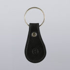Bell-Shaped Leather Keychain