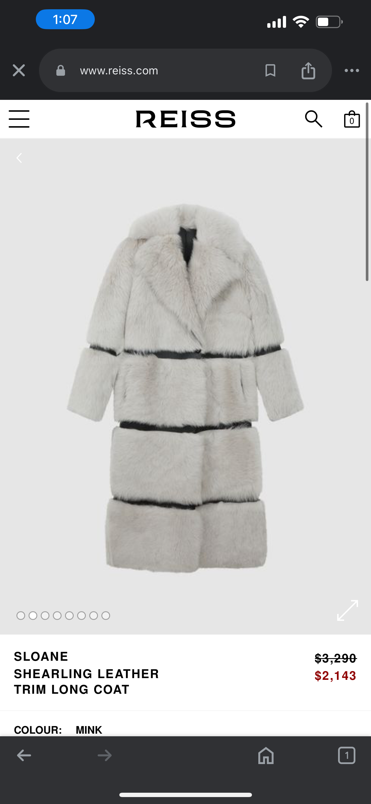 Custom courtneybyers Influencer Synthetic Fur Coat