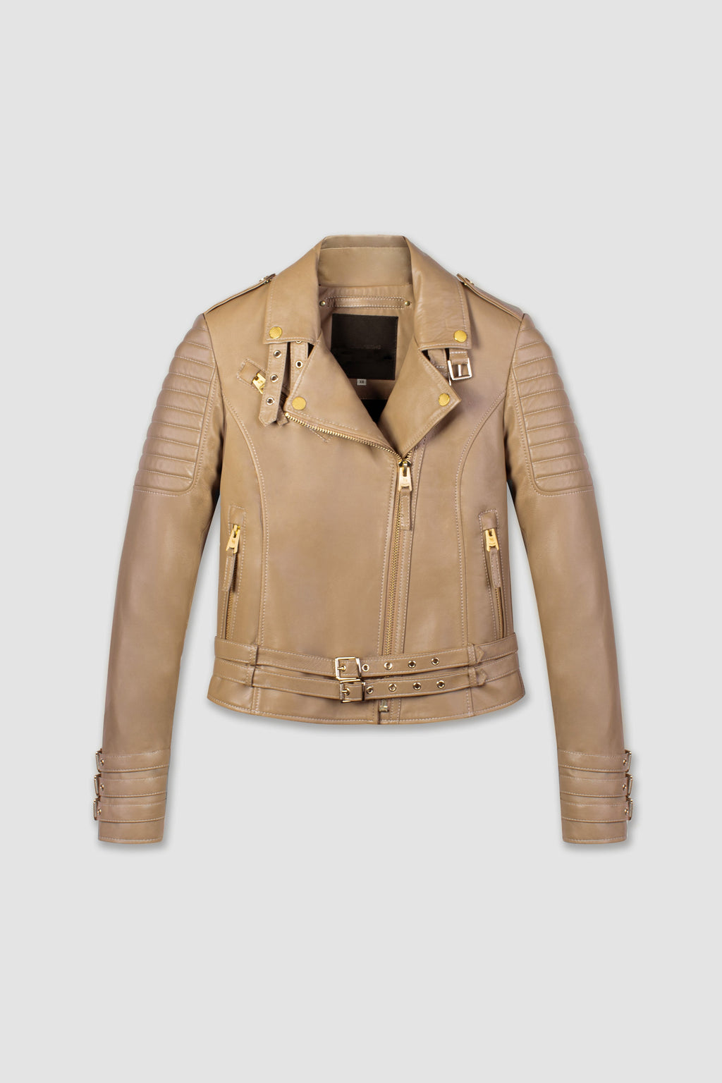 JAWS 3.0 SAND LEATHER JACKET TALL