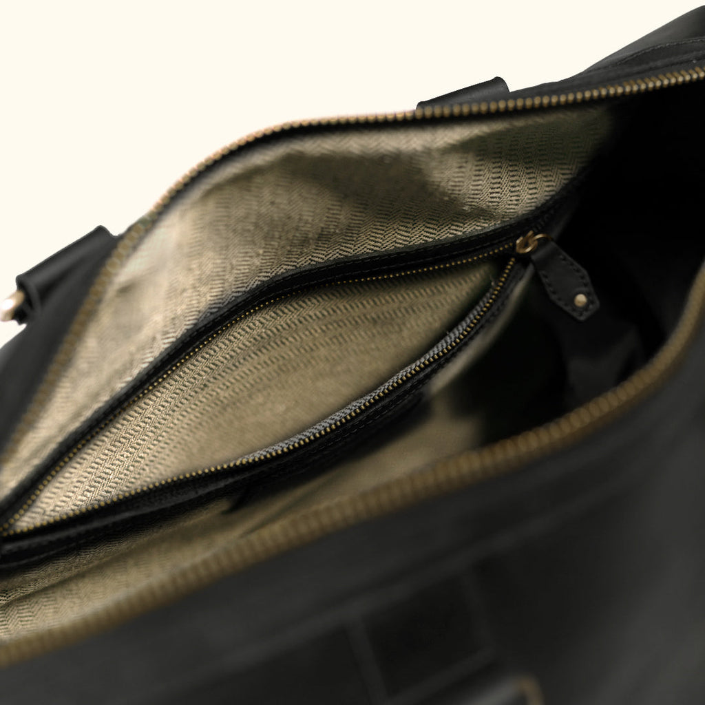 Limited Edition Jefferson Leather Duffle | Black