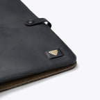 Limited Edition Jefferson Leather Travel Portfolio | Black