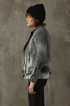 Kay Michaels 2.0: Storm Grey Leather Jacket (Woman)