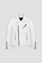Kay Michaels 3.0: Skull White Leather Jacket (Man)