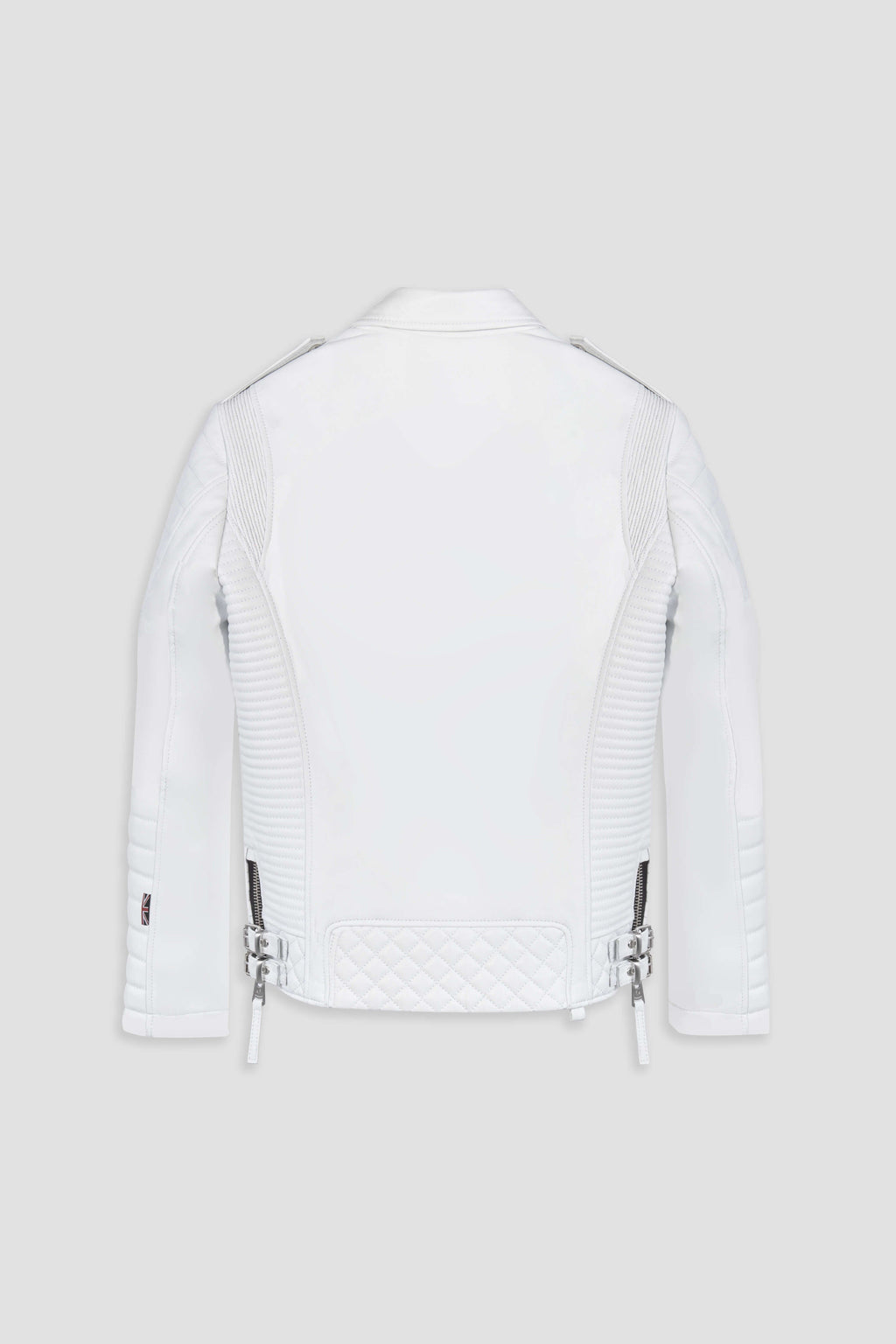 Kay Michaels 3.0: Skull White Leather Jacket (Man)