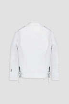 Kay Michaels 3.0: Skull White Leather Jacket (Man)