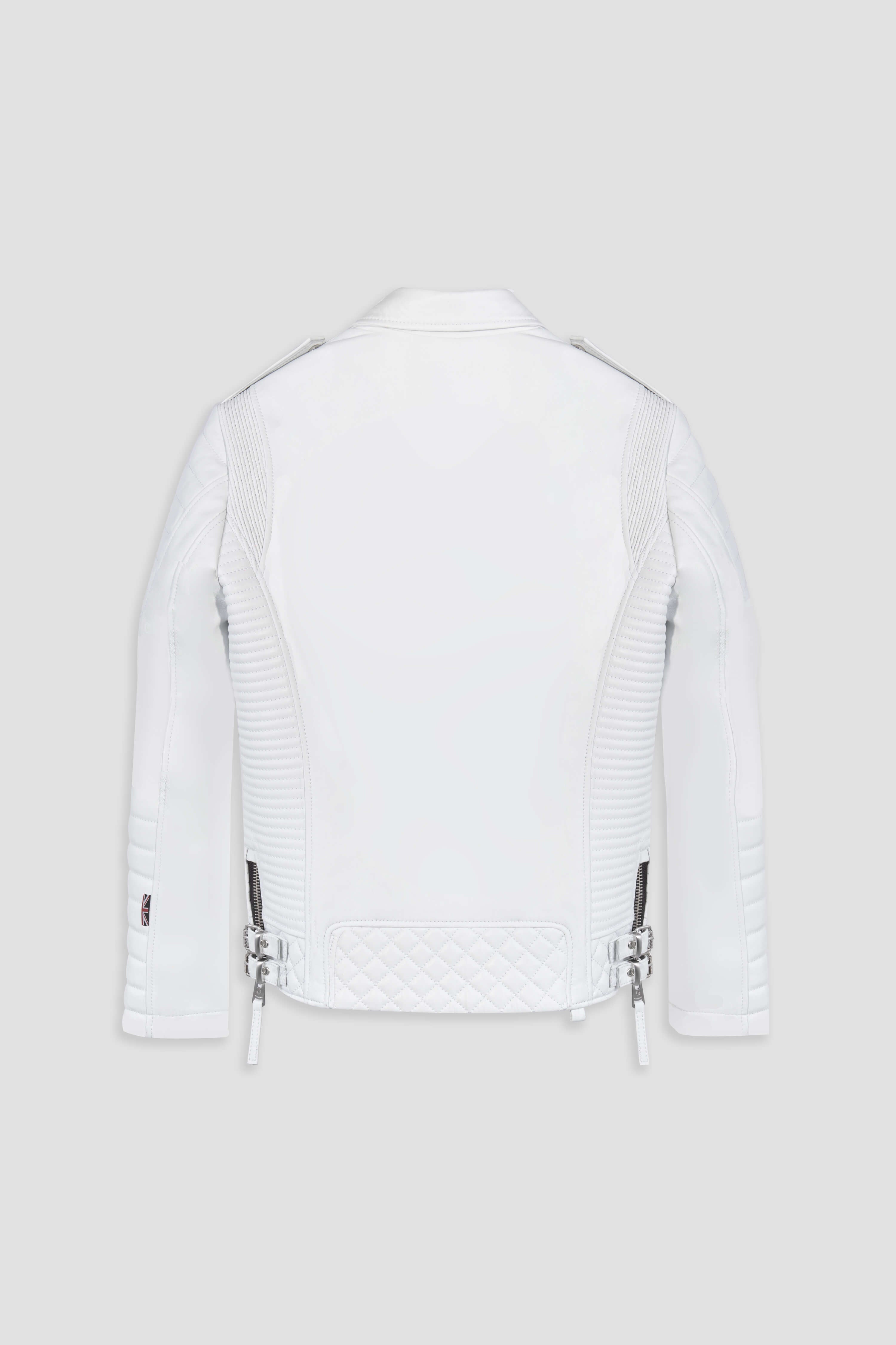 Kay Michaels 3.0: Skull White Leather Jacket (Man)
