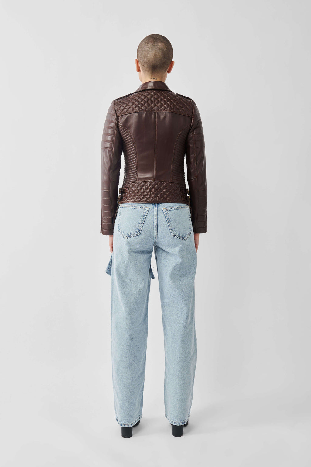 Kay Michaels 3.0: Antique Brown Leather Jacket (Woman)