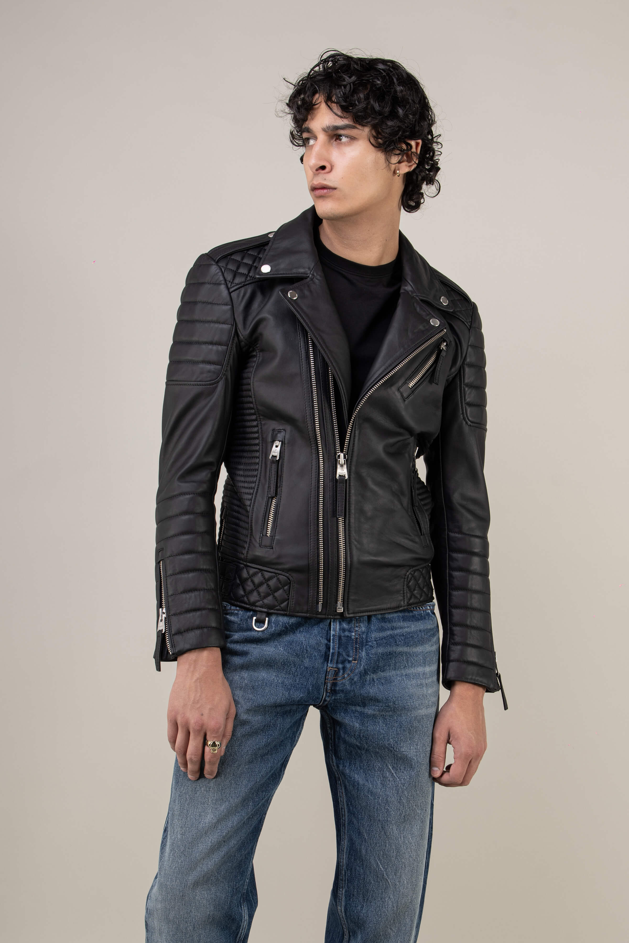Kay Michaels 3.0 Tall Leather Jacket (Man)