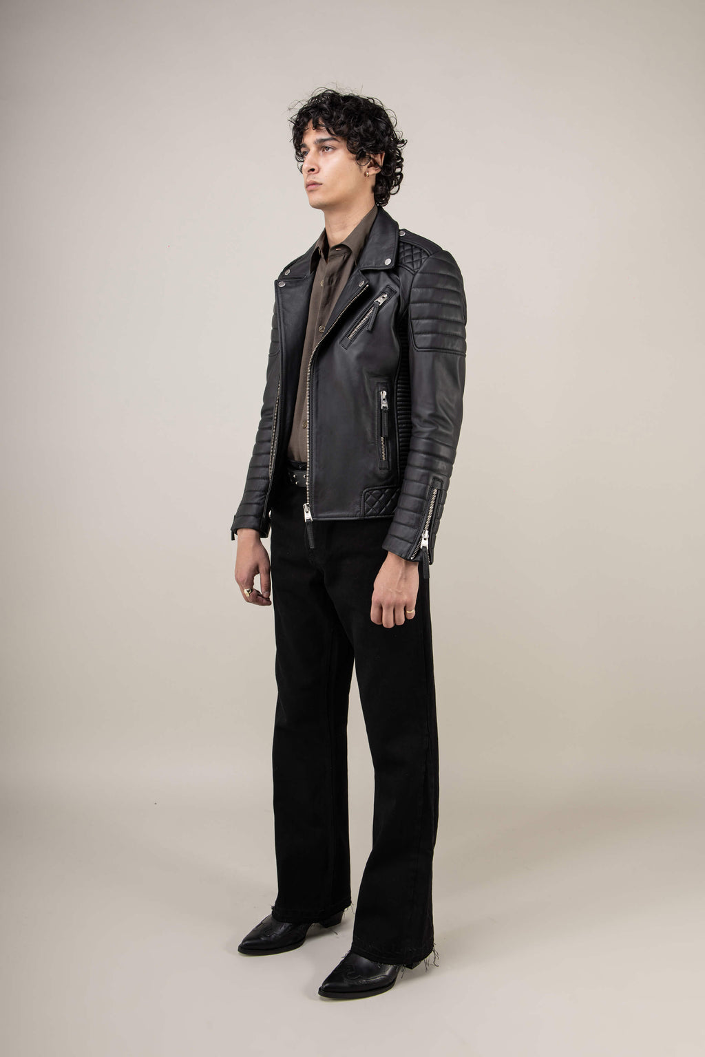 Kay Michaels 3.0 Tall Leather Jacket (Man)