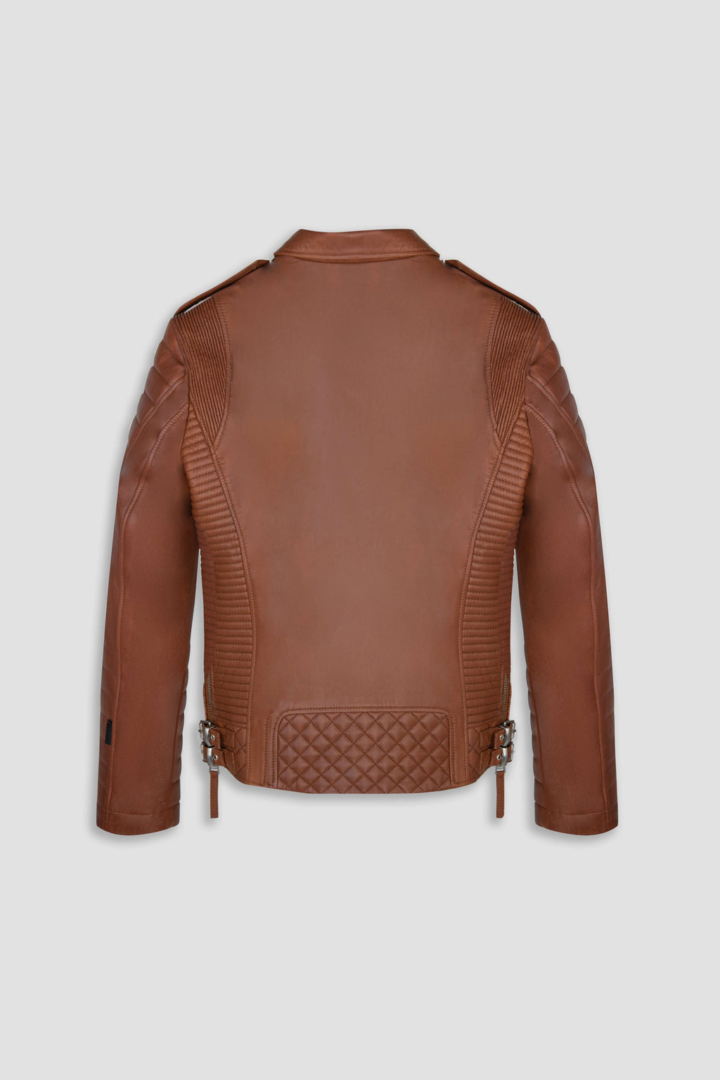 Kay Michaels 3.0 Tall: Retro Brown Leather Jacket (Man)