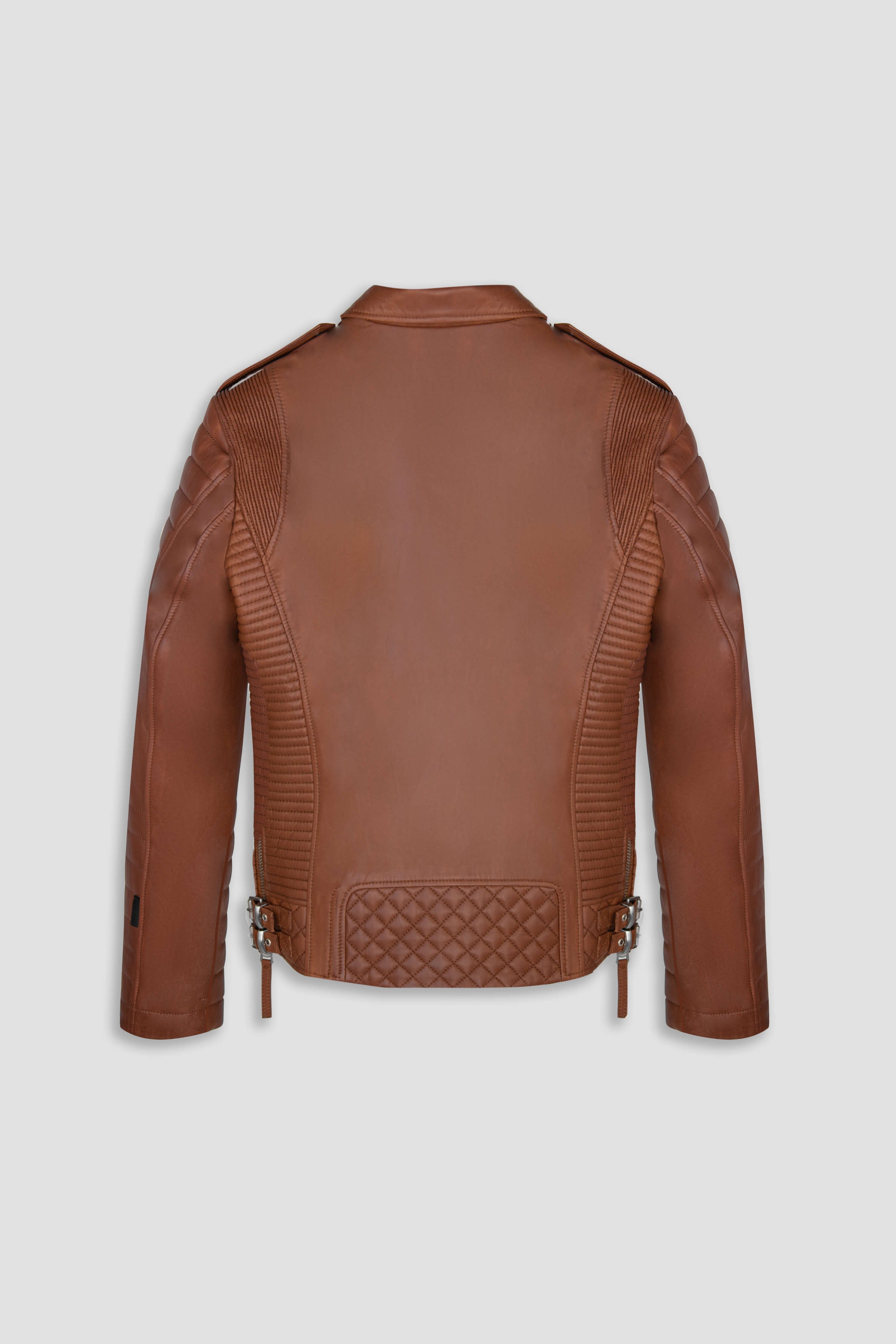 Kay Michaels 3.0 Tall: Retro Brown Leather Jacket (Man)