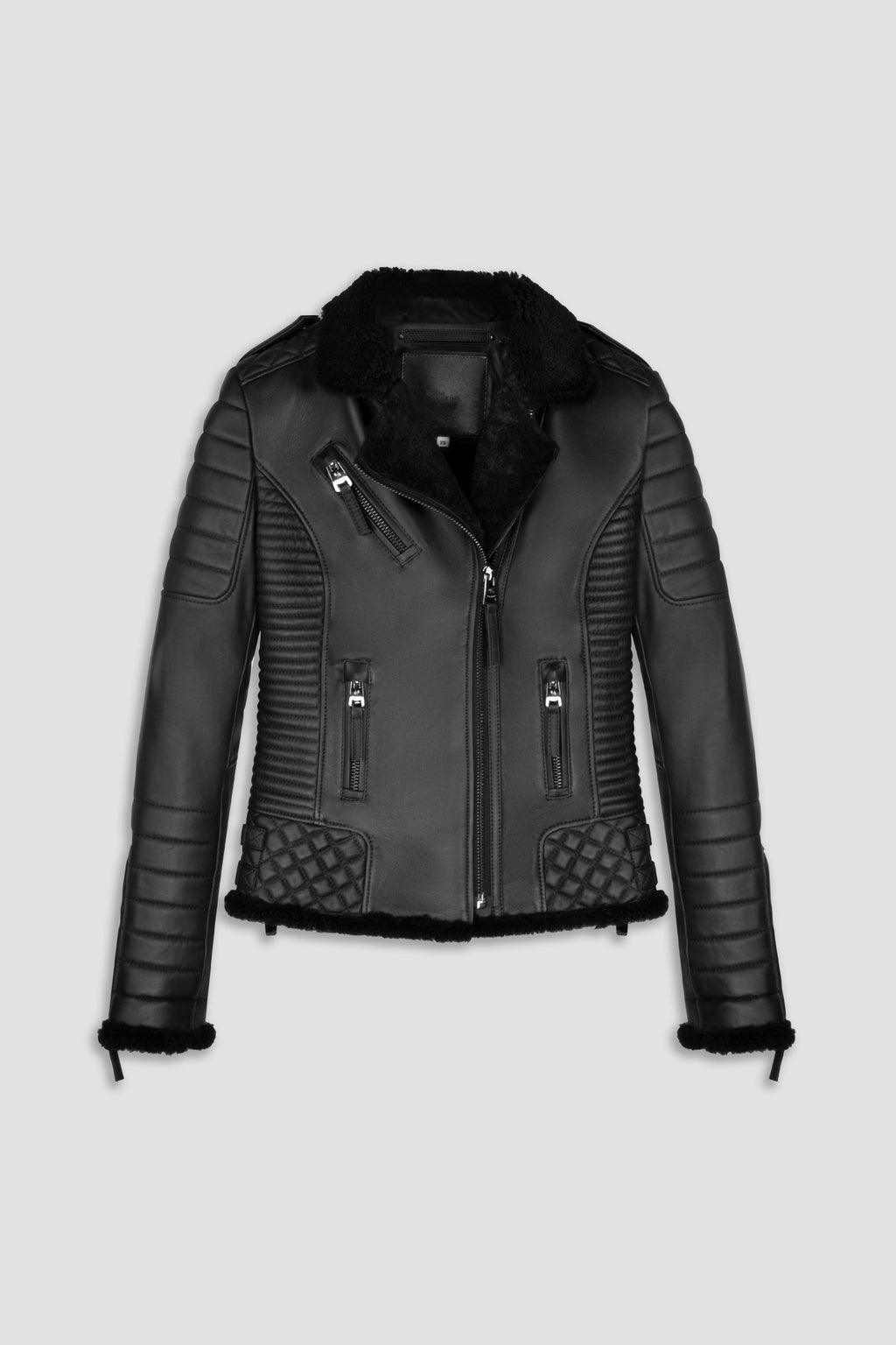 Kay Michaels 3.0 Tall: Shearling Jacket (Woman)