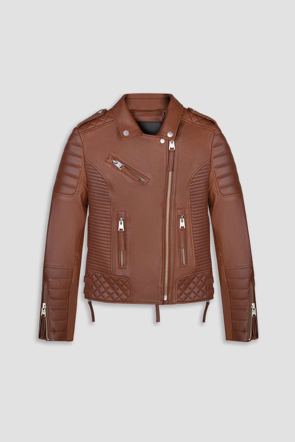 Kay Michaels 3.0: Retro Brown Leather Jacket (Woman)
