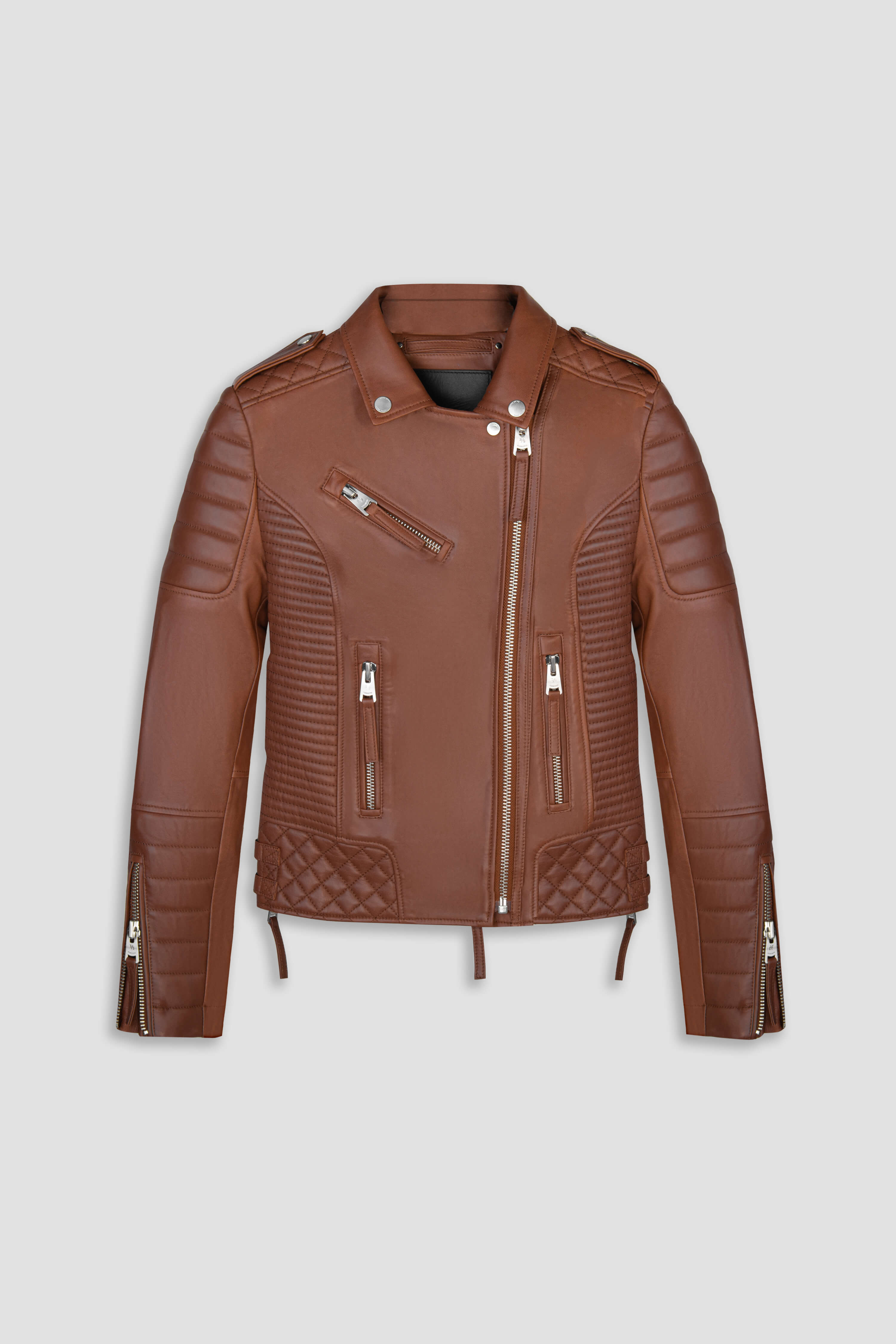 Kay Michaels 3.0: Retro Brown Leather Jacket (Woman)