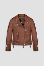 Kay Michaels 3.0: Retro Brown Leather Jacket (Woman)