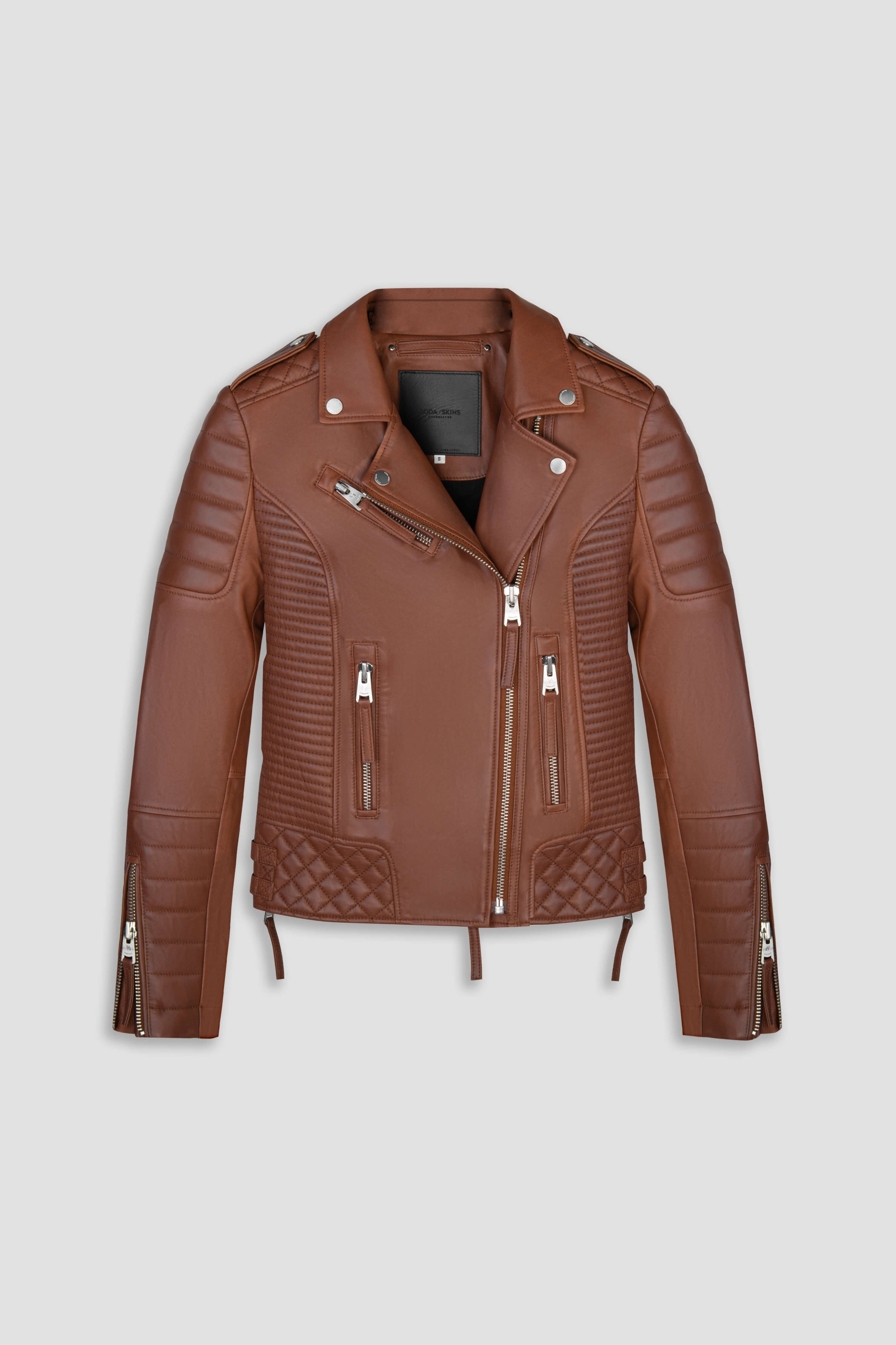 Kay Michaels 3.0: Retro Brown Leather Jacket (Woman)