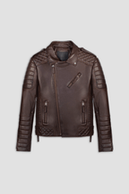 Kay Michaels 3.0: Antique Brown Leather Jacket (Man)
