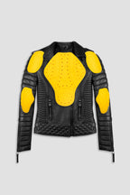 Kay Michaels: Biker Protection Leather Jacket (Woman)