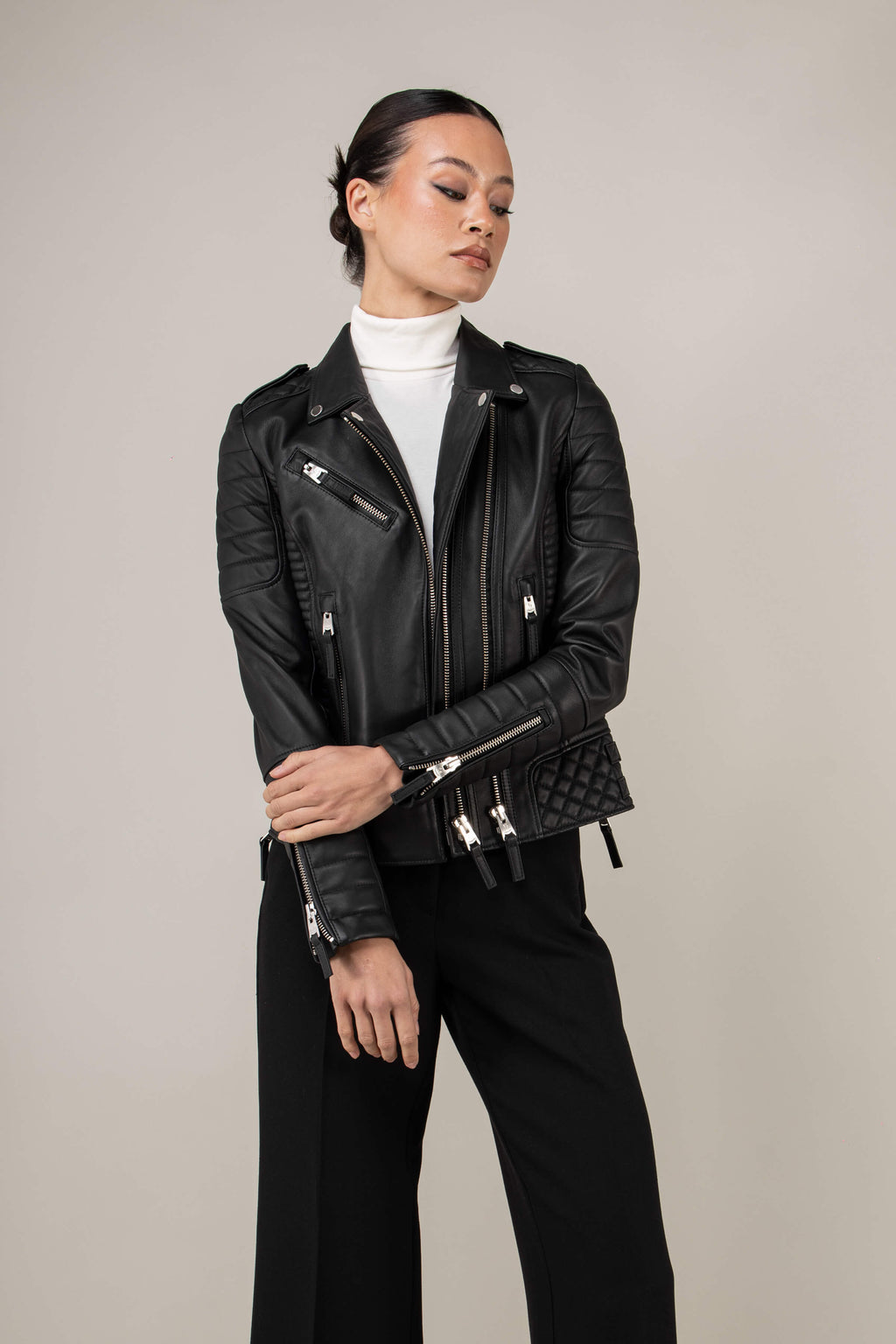 Kay Michaels 3.0 Leather Jacket (Woman)