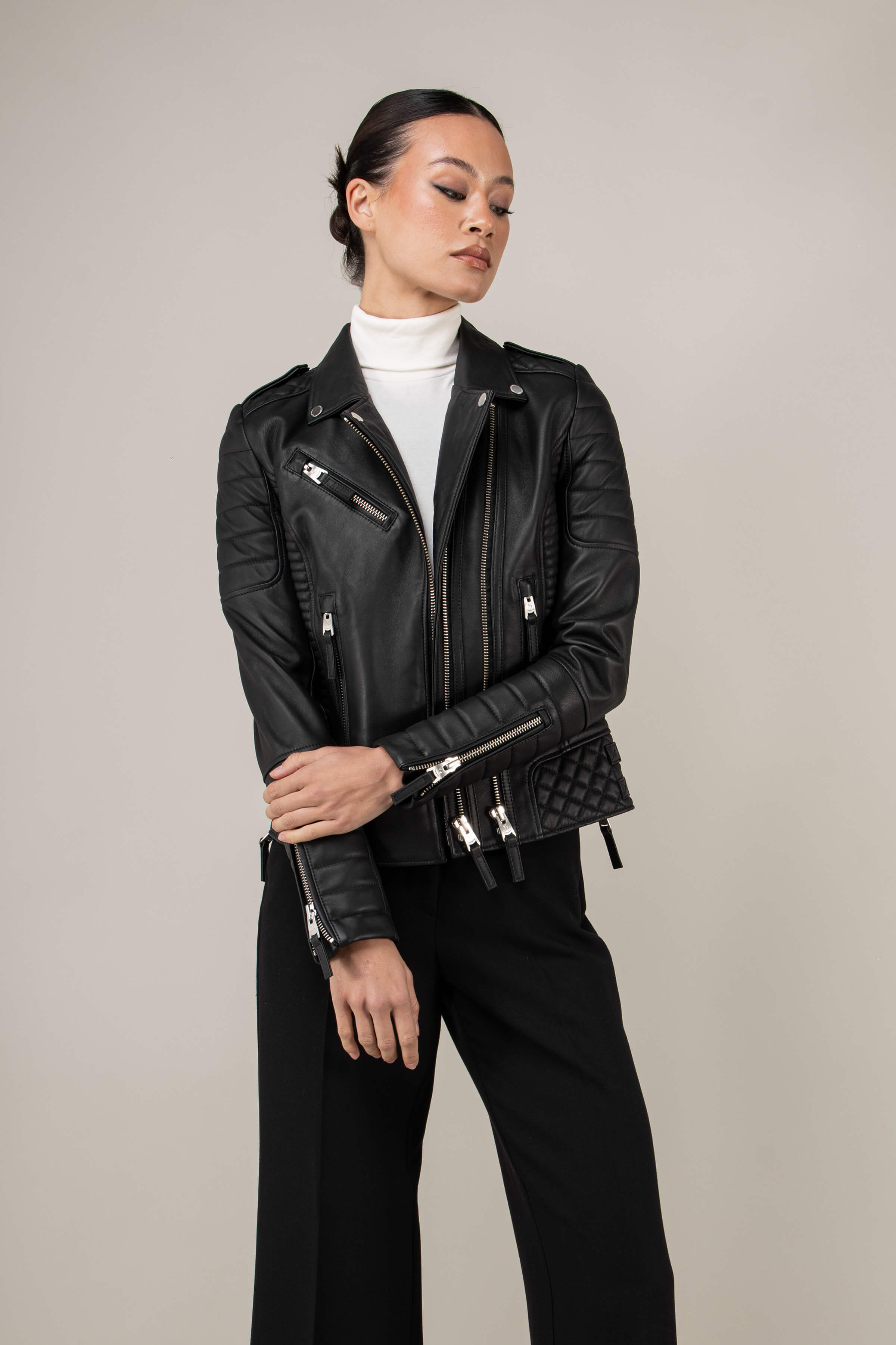 Kay Michaels 3.0 Leather Jacket (Woman)