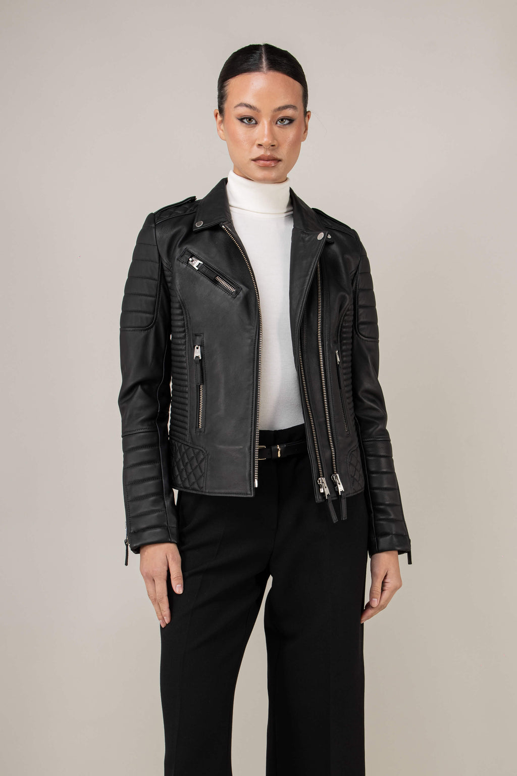 Kay Michaels 3.0 Leather Jacket (Woman)