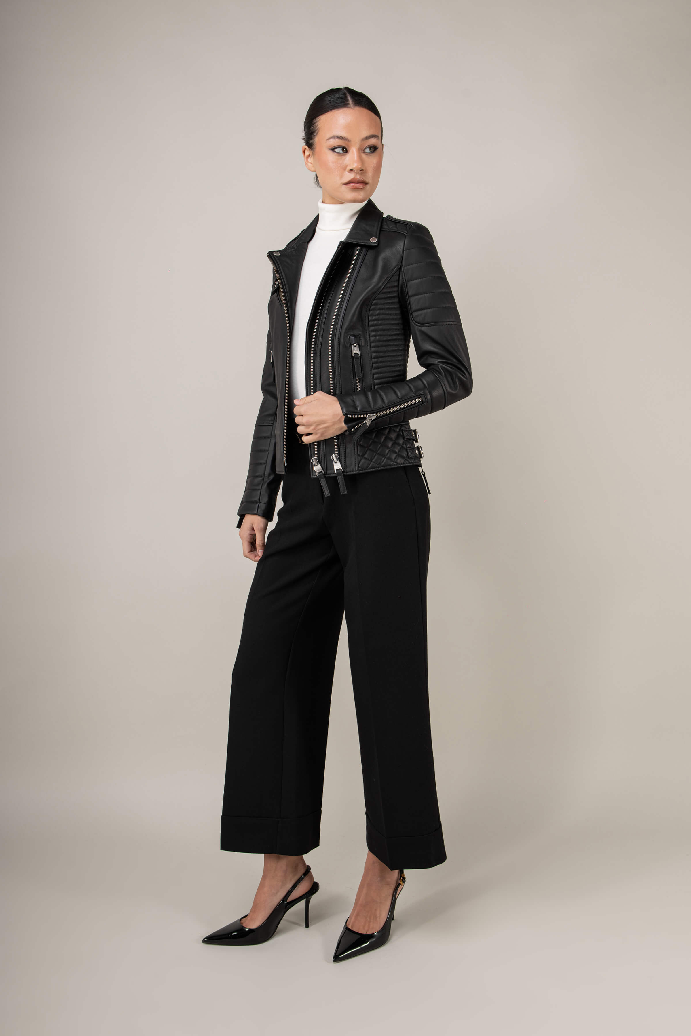 Kay Michaels 3.0 Leather Jacket (Woman)