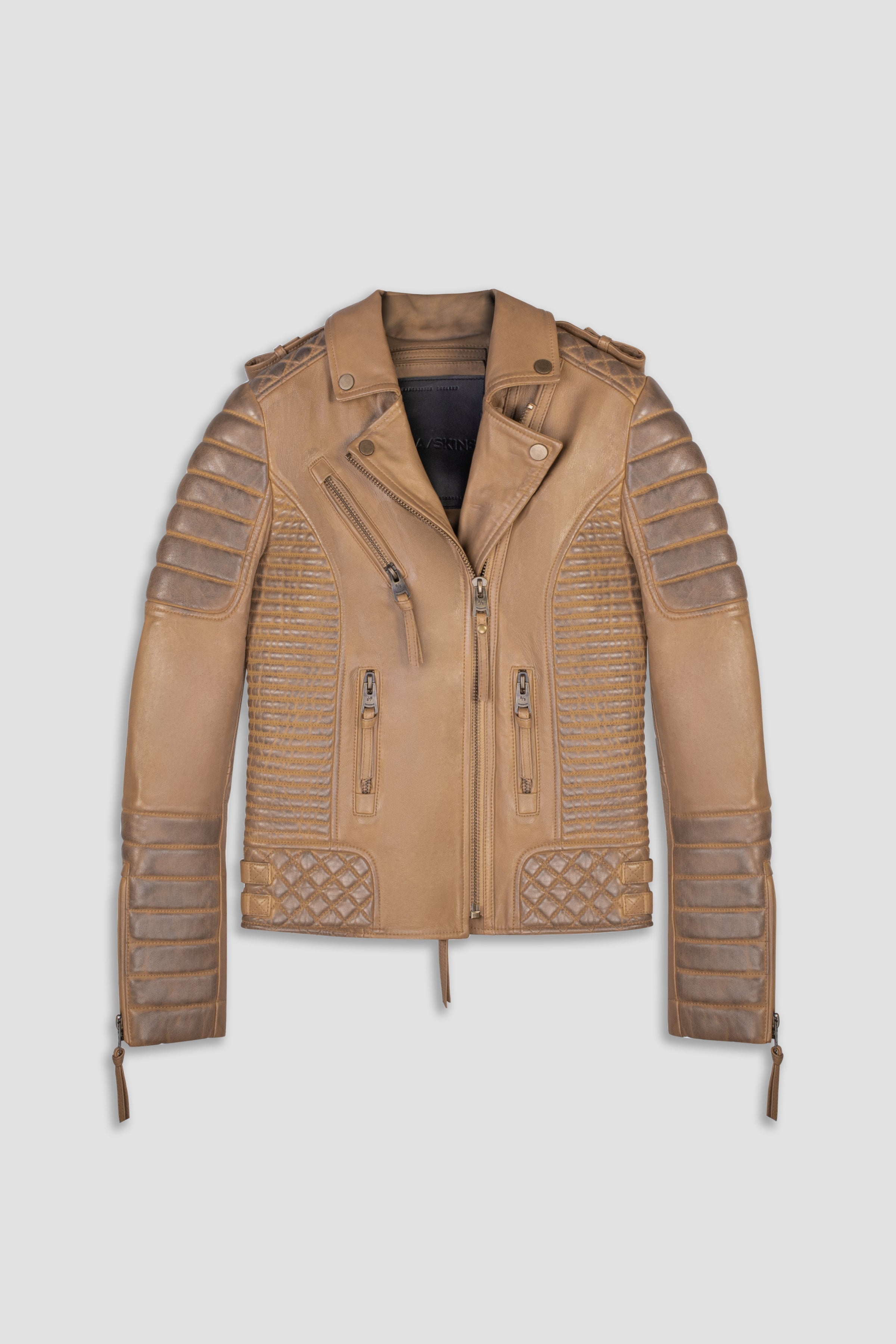 Kay Michaels 2.0 Tall: Desert Leather Jacket (Woman)