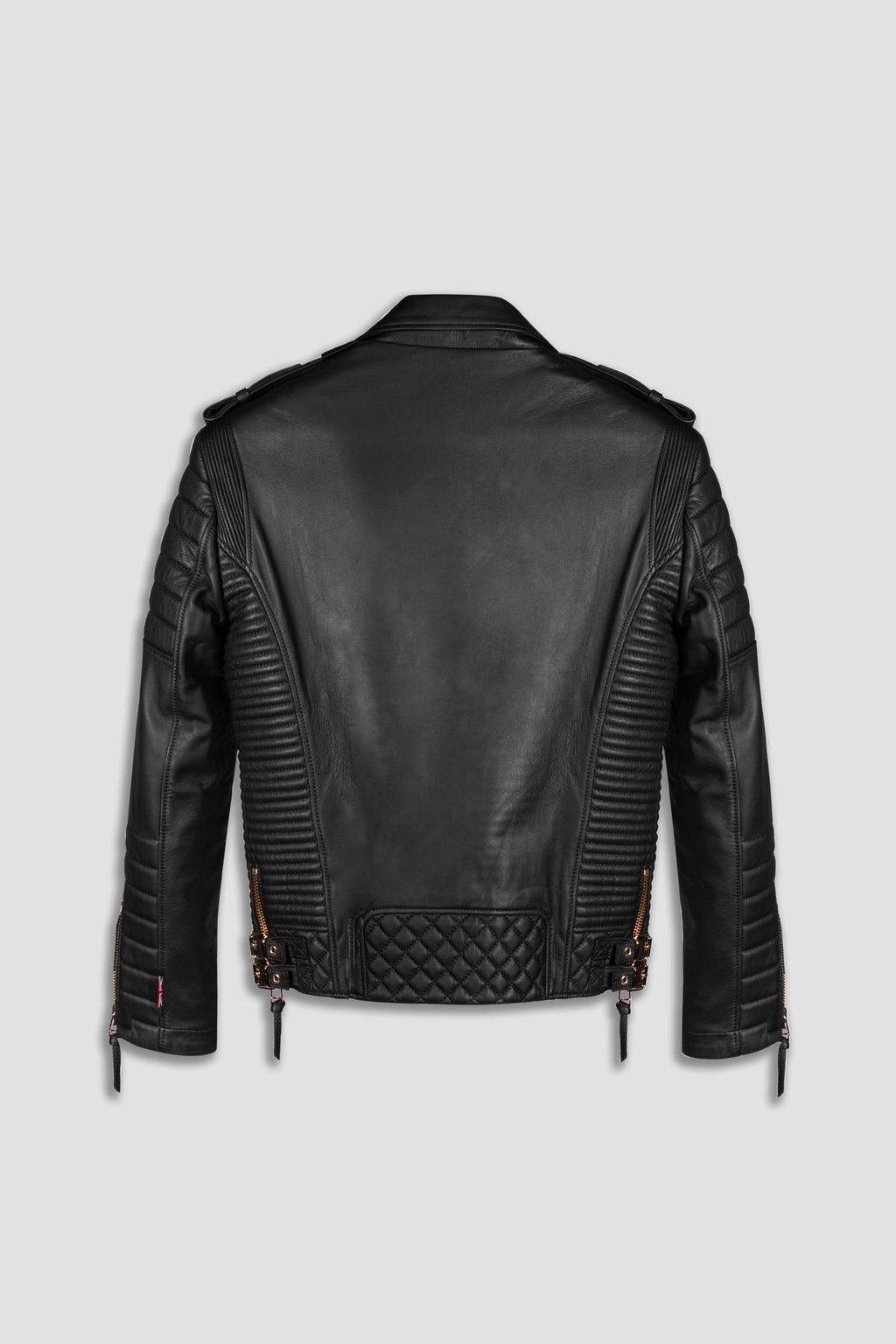 Kay Michaels 2.0 Leather Jacket Gold Hardware Tall (Man)