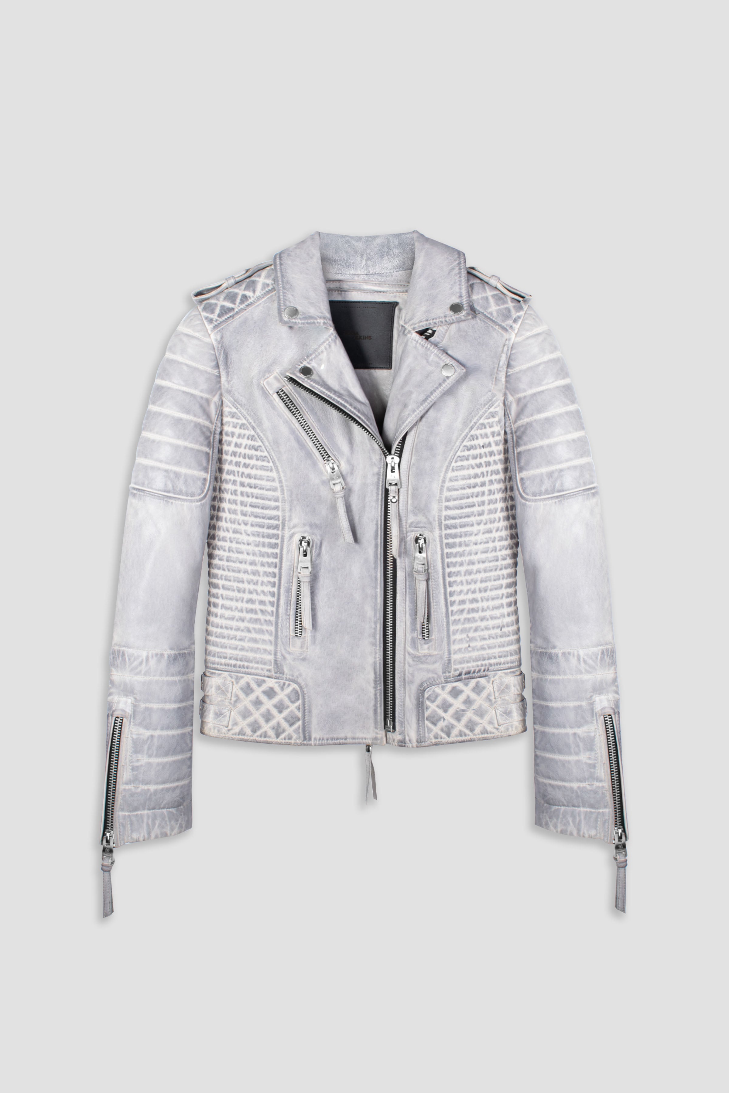 Kay Michaels 2.0 Tall: Iced Leather Jacket (Woman)