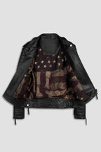 Kay Michaels Tall: Old Glory Leather Jacket (Man)