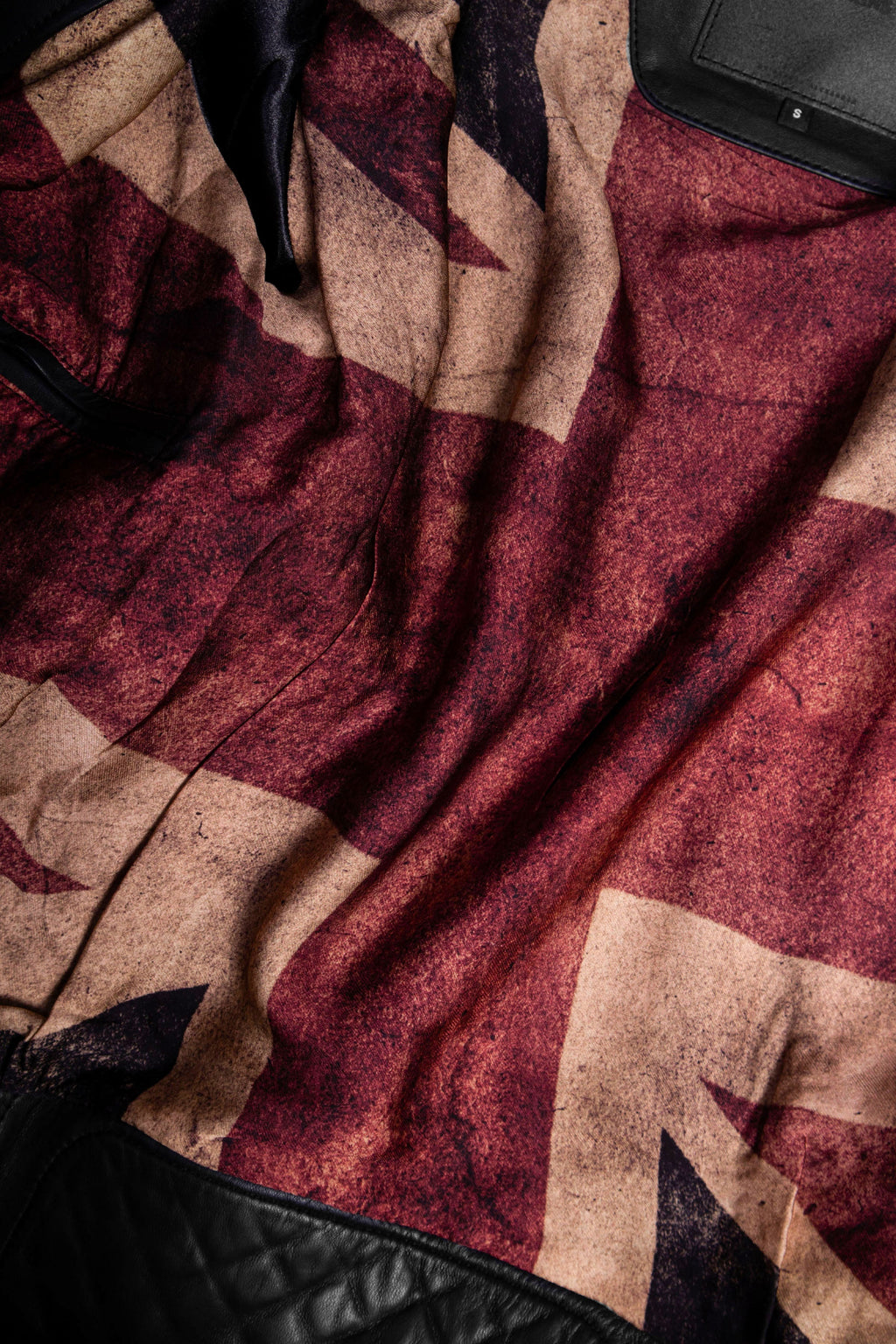 Kay Michaels Tall: Union Jack Leather Jacket  (Woman)
