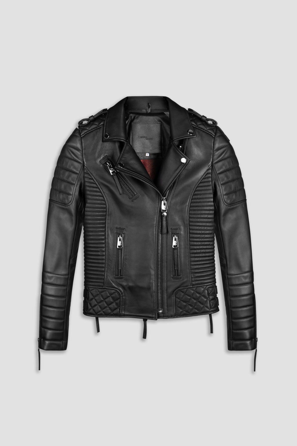 Kay Michaels Tall: Union Jack Leather Jacket  (Woman)