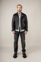 Kay Michaels: V Fit Leather Jacket Tall