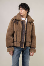 Kodiak Brown Shearling Jacket (Man)