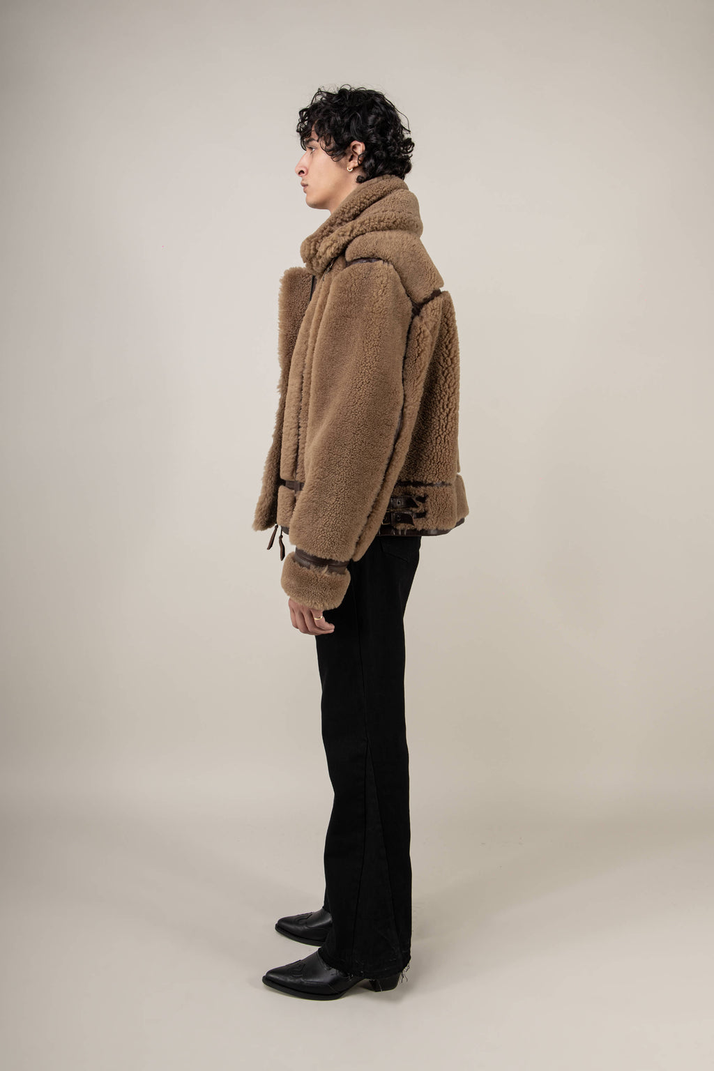 Kodiak Brown Shearling Jacket (Man)