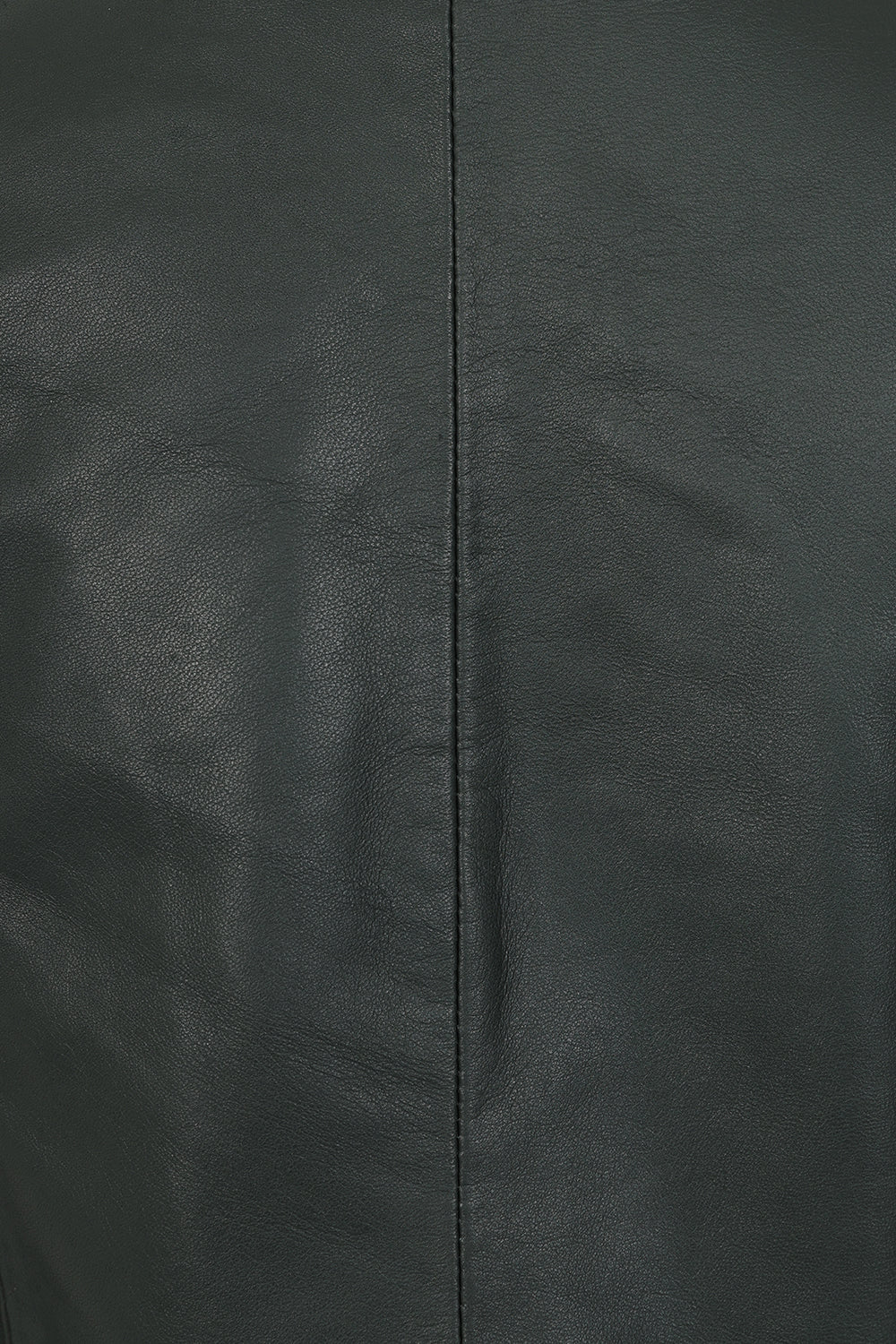 Women’s Real Napa Leather Biker Jacket – Debbie (Green, Plus Sizes)