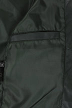 Women’s Real Napa Leather Biker Jacket – Debbie (Green, Plus Sizes)