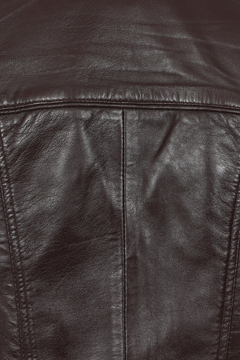 Katherine Soft Nappa Leather Biker Jacket Brown - Women's