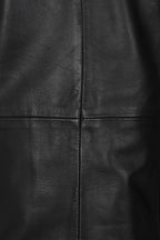 LIZZY Women's Fitted Nappa Leather Jacket - Classic Black