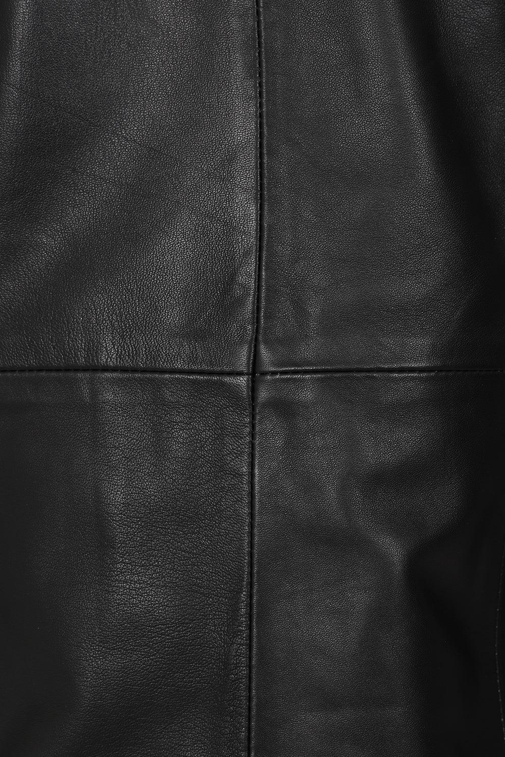 LIZZY Women's Fitted Nappa Leather Jacket - Classic Black