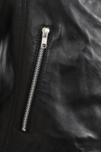 ROSIE Women's Black Luxury Nappa Leather Biker Jacket